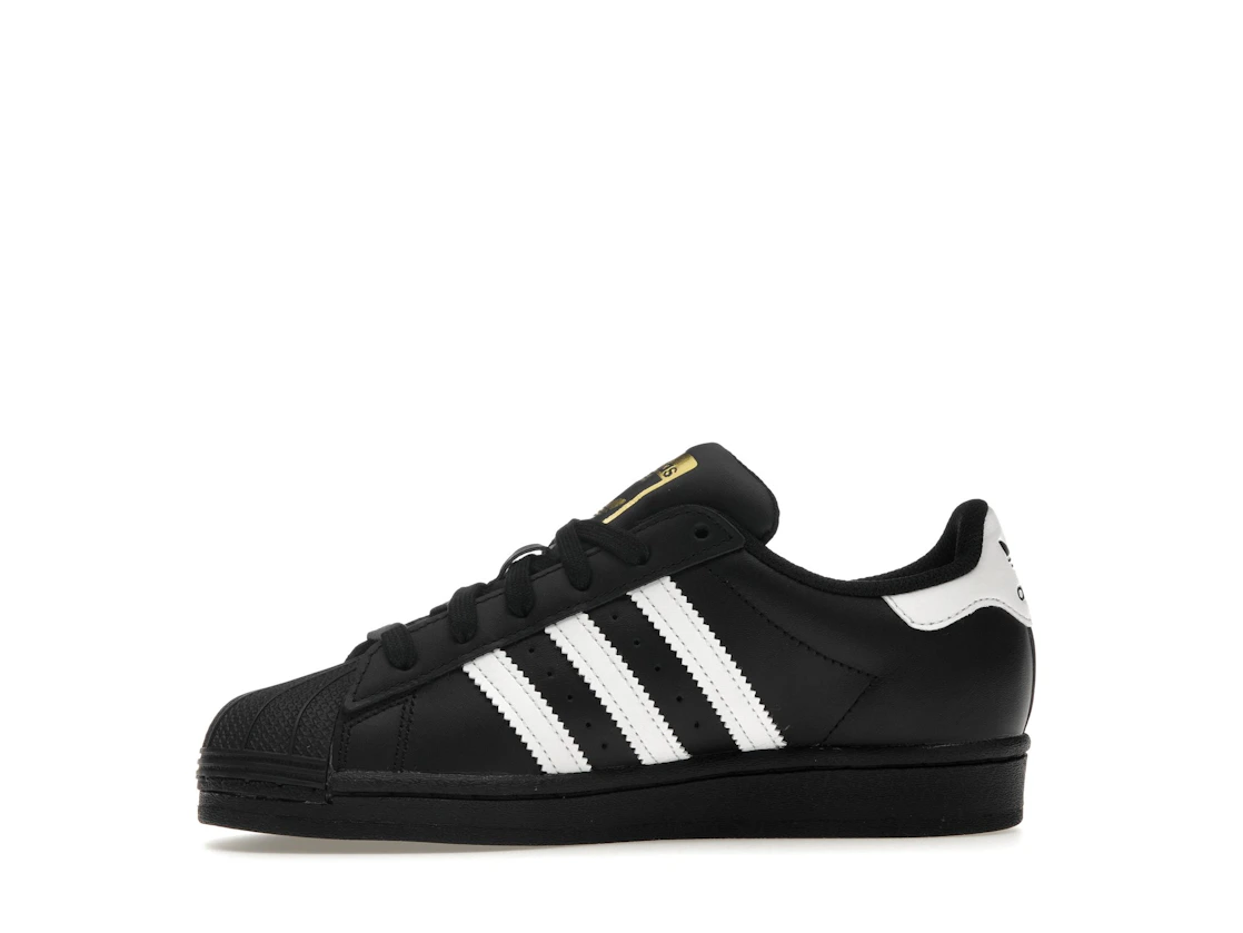 adidas Superstar Core Black Cloud White Gold (GS)
