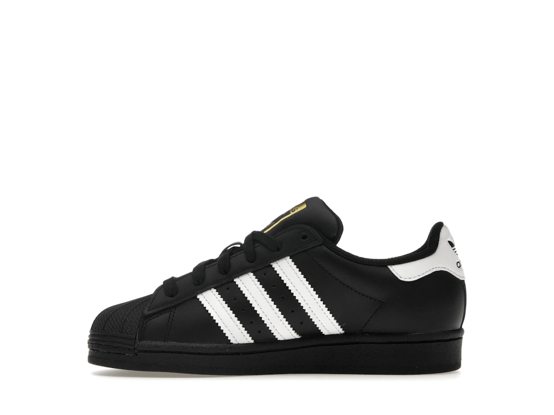 adidas Superstar Core Black Cloud White Gold (GS)