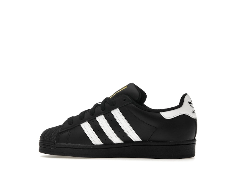 adidas Superstar Core Black Cloud White Gold (GS)