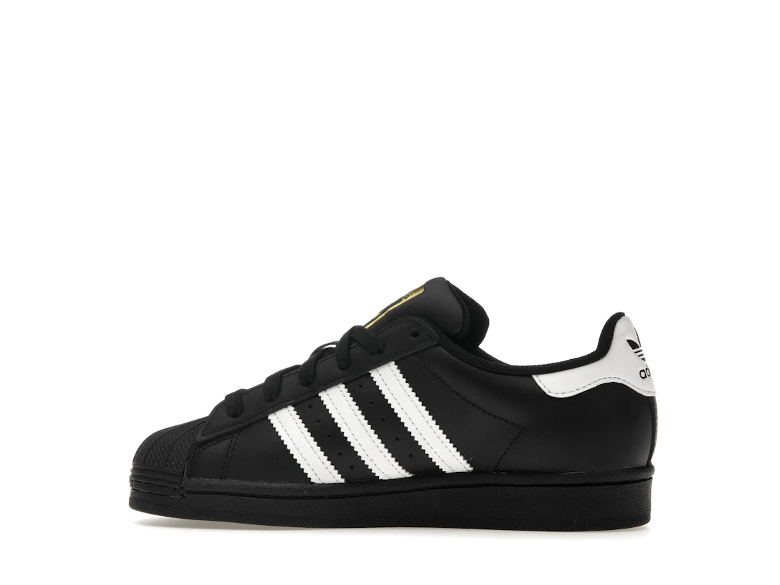 adidas Superstar Core Black Cloud White Gold (GS)