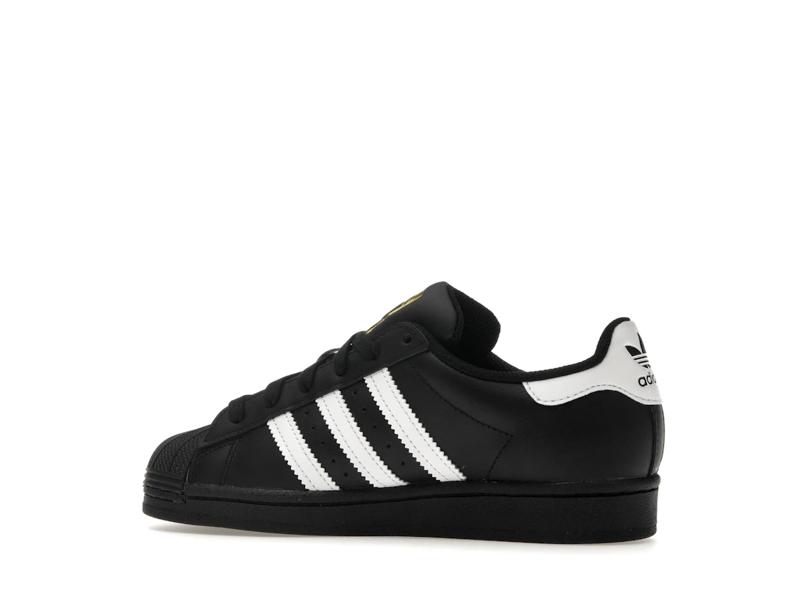 adidas Superstar Core Black Cloud White Gold (GS)