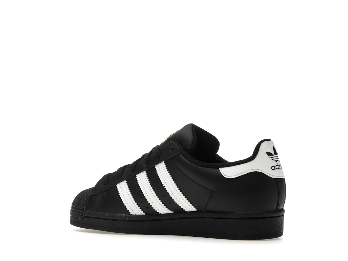 adidas Superstar Core Black Cloud White Gold (GS)