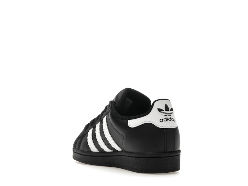 adidas Superstar Core Black Cloud White Gold (GS)