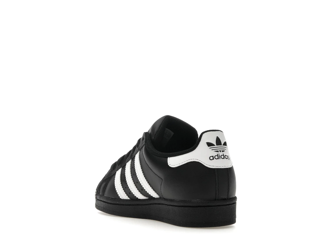adidas Superstar Core Black Cloud White Gold (GS)