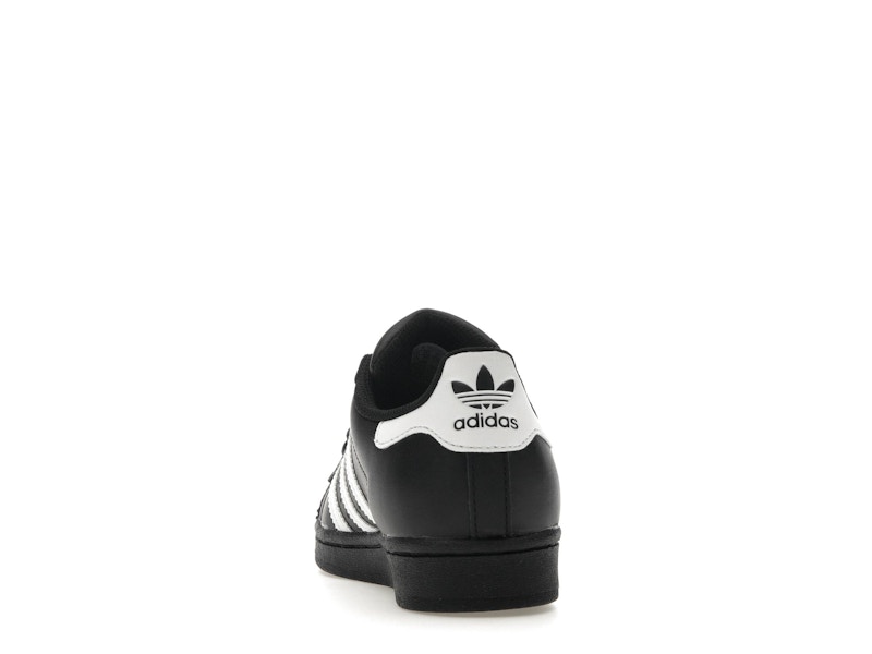 adidas Superstar Core Black Cloud White Gold (GS)