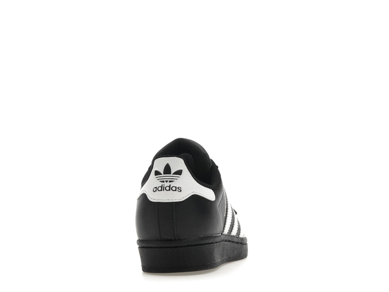 adidas Superstar Core Black Cloud White Gold (GS)