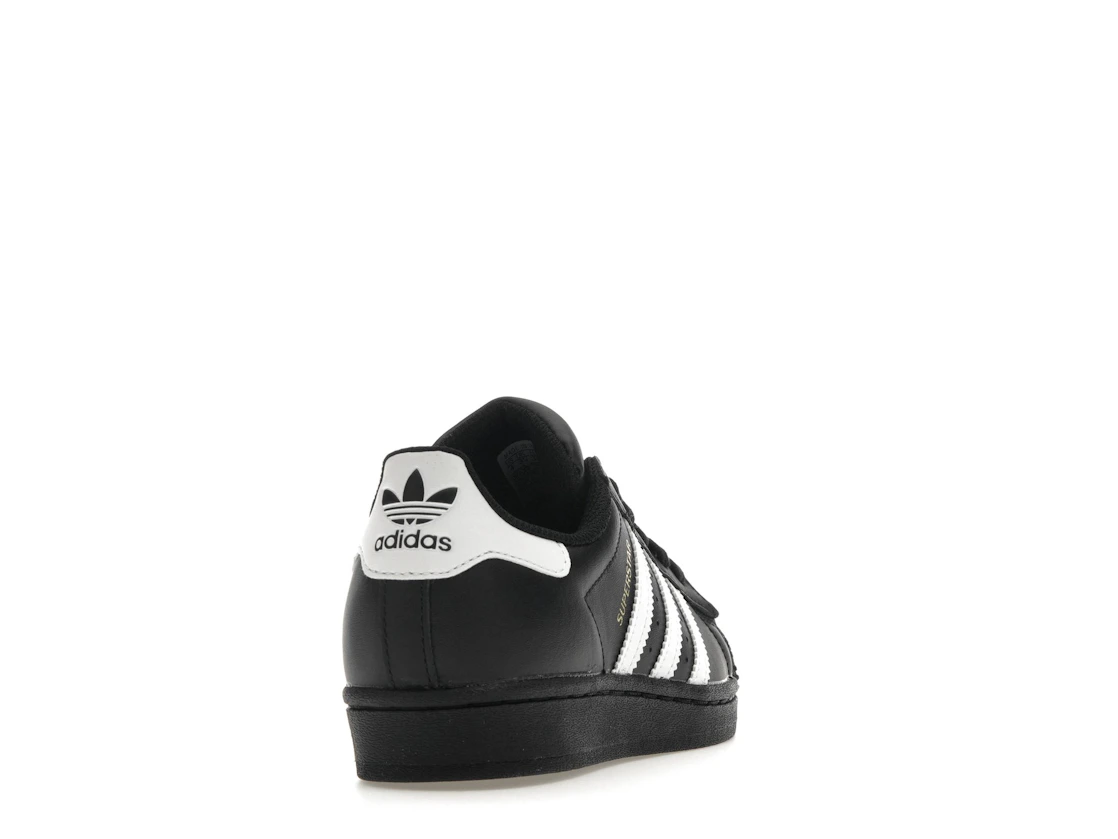 adidas Superstar Core Black Cloud White Gold (GS)