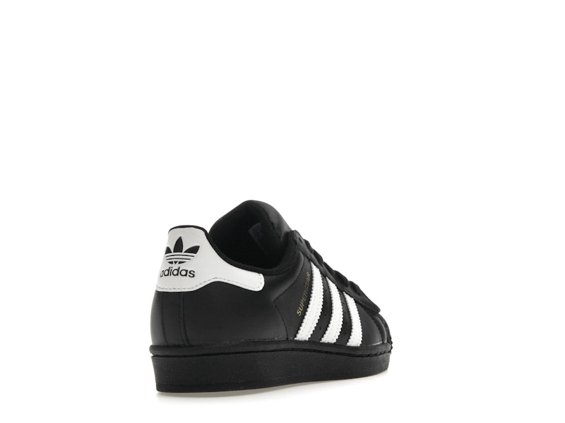 adidas Superstar Core Black Cloud White Gold (GS)