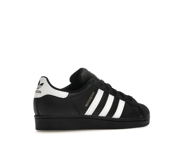 adidas Superstar Core Black Cloud White Gold (GS)