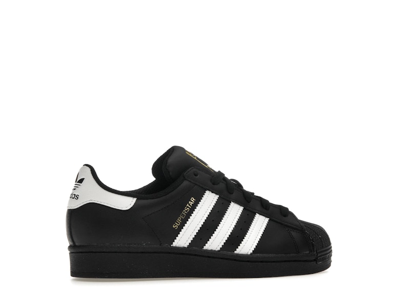 adidas Superstar Core Black Cloud White Gold (GS)