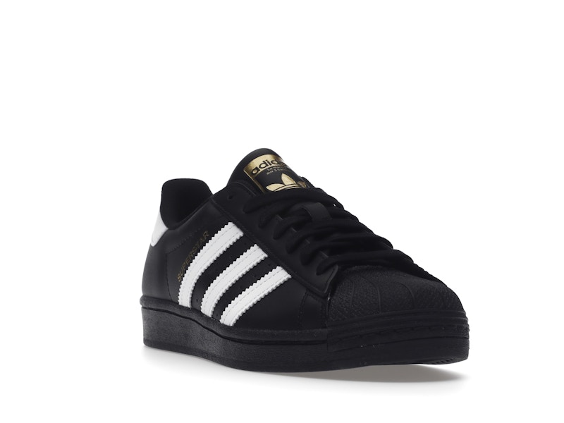 adidas Superstar Core Black Cloud White Gold