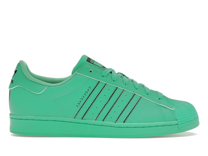 Green store superstar adidas