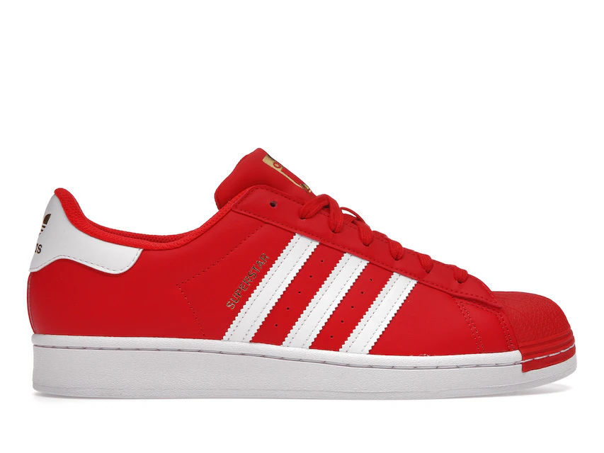 adidas Superstar Red Cloud White Gold 0