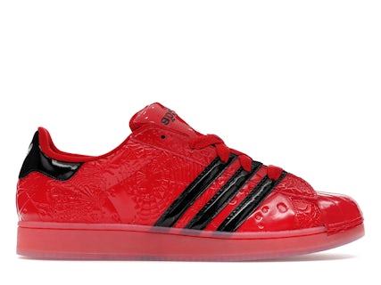 adidas Superstar Sp5der Red Black Men's - KJ7005 - US adidas Superstar Sp5der Red Black Men's - KJ7005 - US
