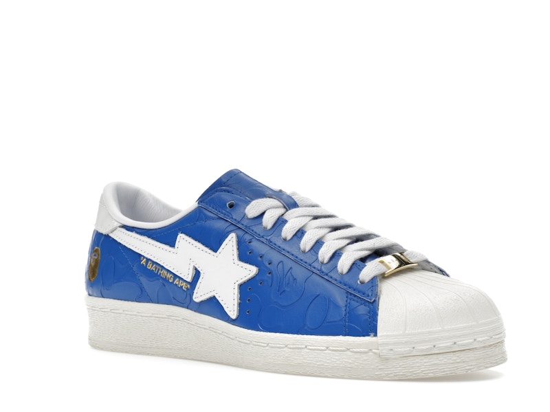 adidas Superstar Vintage Bape Blue White