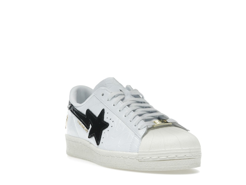 adidas Superstar Vintage Bape White Black