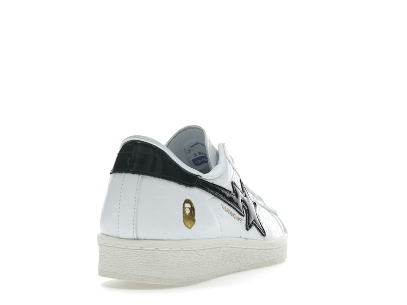 adidas Superstar Vintage Bape White Black