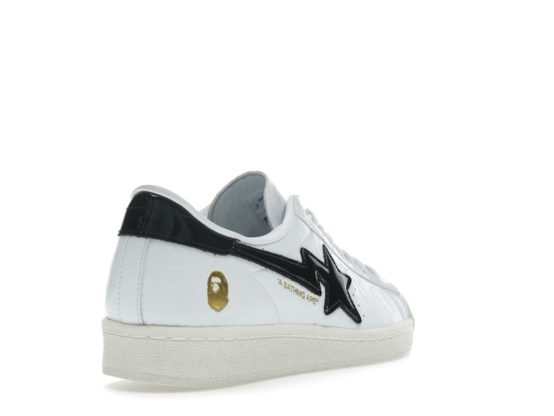 adidas Superstar Vintage Bape White Black