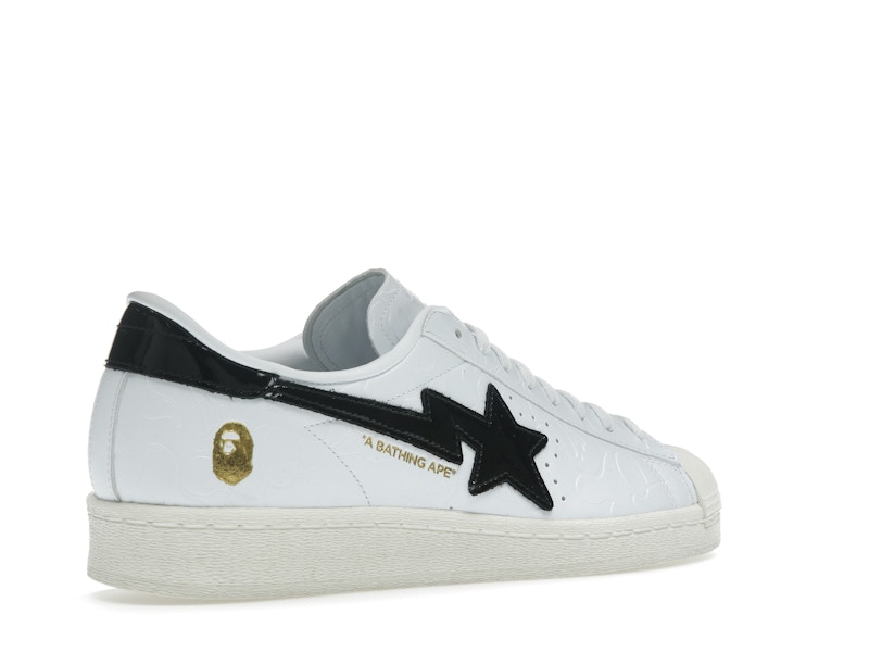 adidas Superstar Vintage Bape White Black