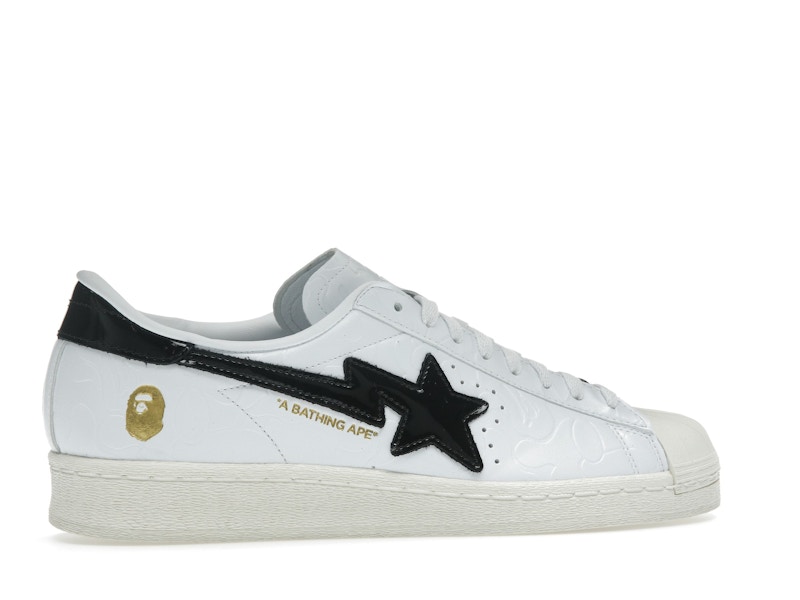 adidas Superstar Vintage Bape White Black