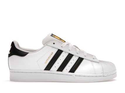 adidas Superstar White Black (Women's) C77153 US