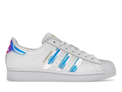 White Iridescent Adidas Superstar Iridescent Femme Adidas