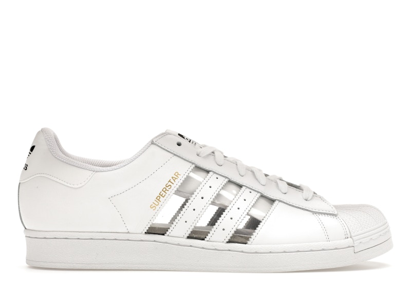 adidas Superstar WeiB Transparente Streifen Herren FY7717 DE