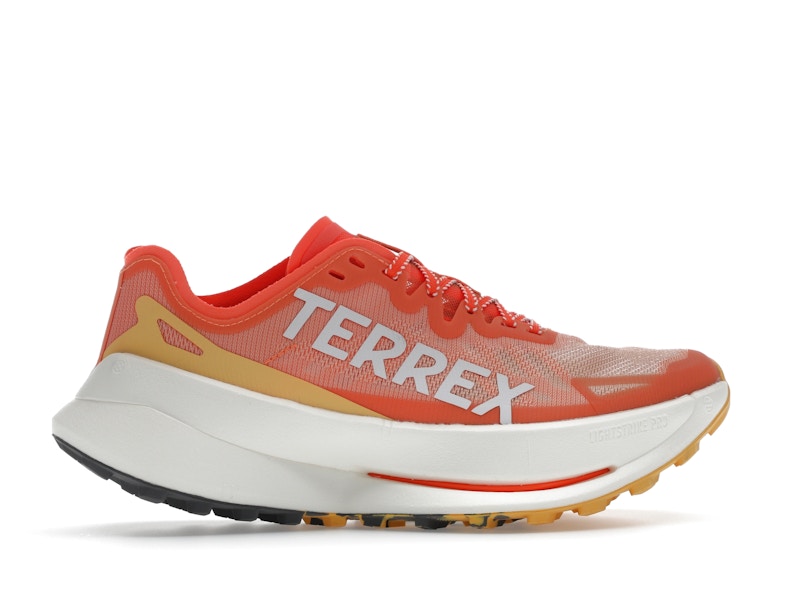 adidas Terrex Agravic Speed Ultra Trail Amber Tint Crystal White Semi Spark (Women's)