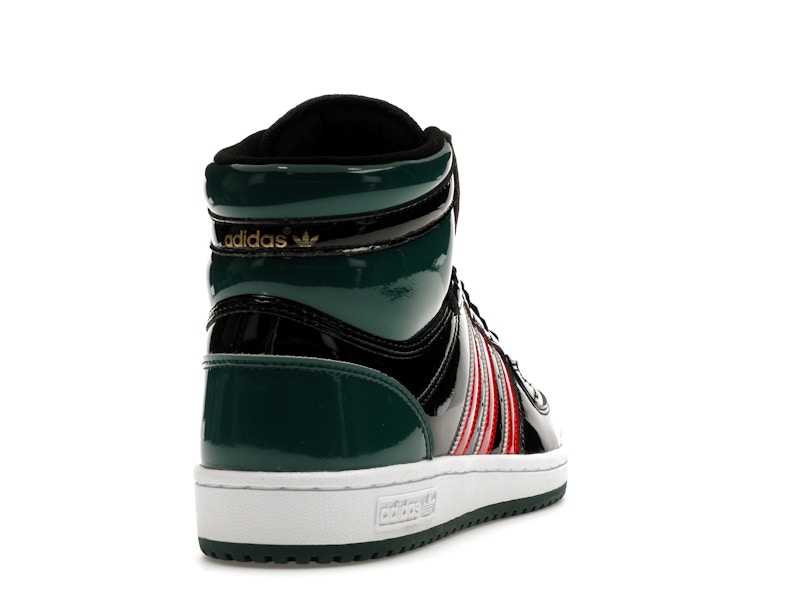 adidas Top Ten Black Green Red Patent