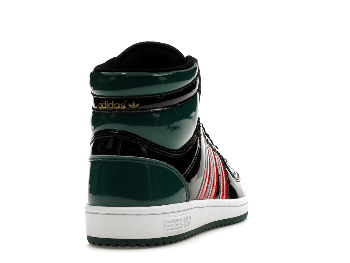 adidas Top Ten Black Green Red Patent