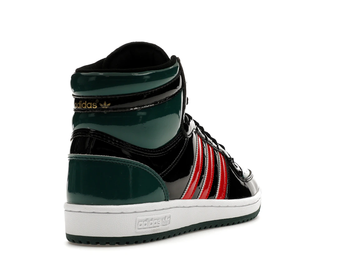 adidas Top Ten Black Green Red Patent