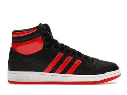 adidas Top Ten Hi Core Black Vivid Red Patent Men's GW1615 US