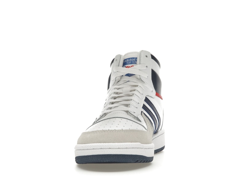 adidas Top Ten Hi White Navy Red