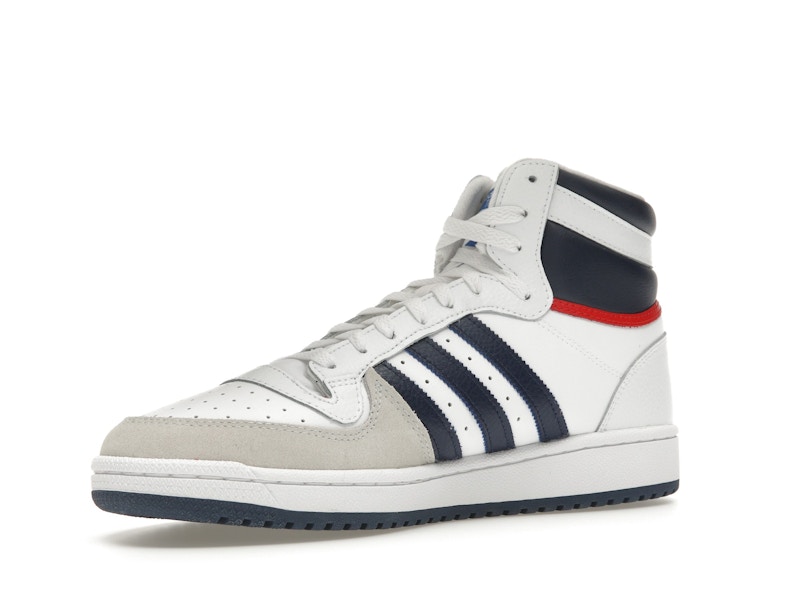 adidas Top Ten Hi White Navy Red