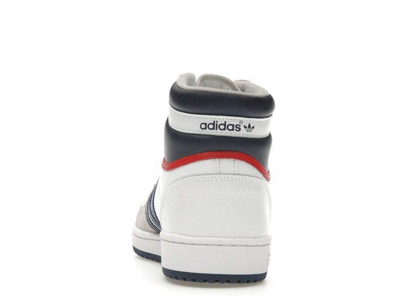 adidas Top Ten Hi White Navy Red