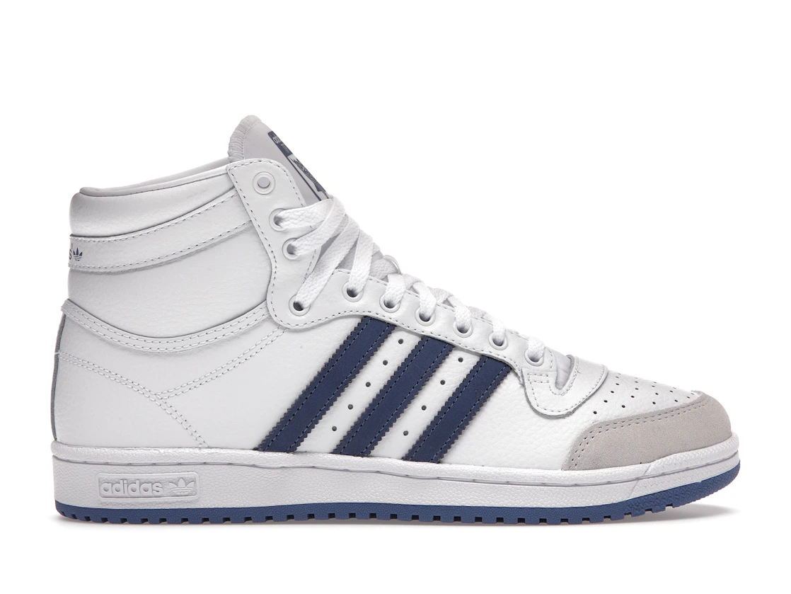 adidas Top Ten White Crew Blue