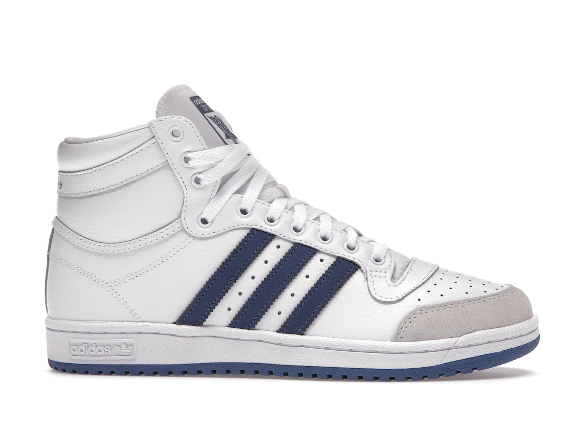 adidas Top Ten White Crew Blue