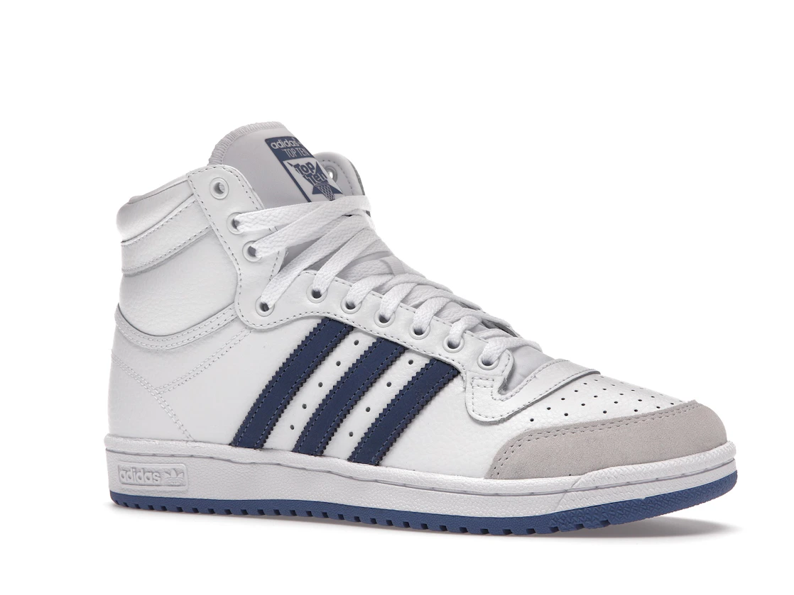 adidas Top Ten White Crew Blue