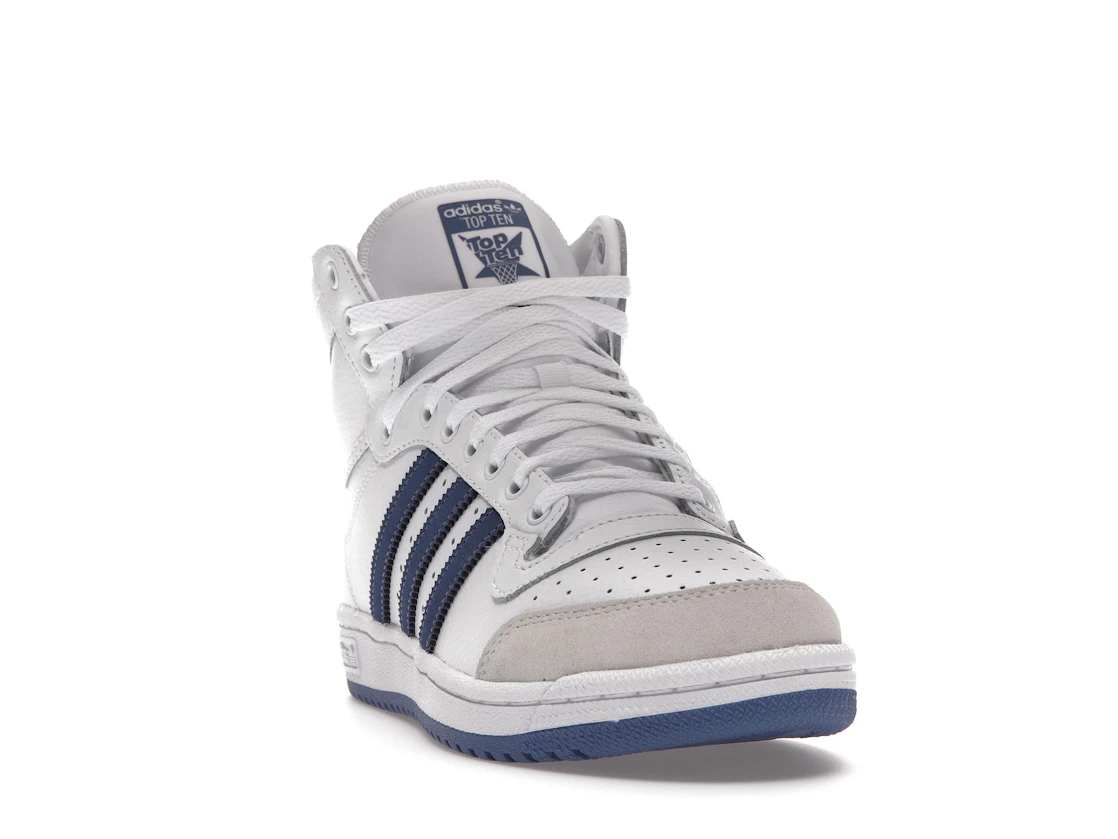 adidas Top Ten White Crew Blue