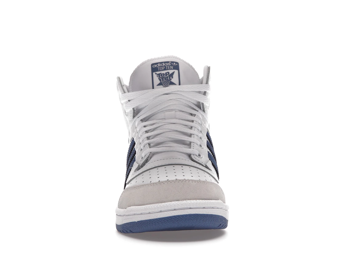 adidas Top Ten White Crew Blue