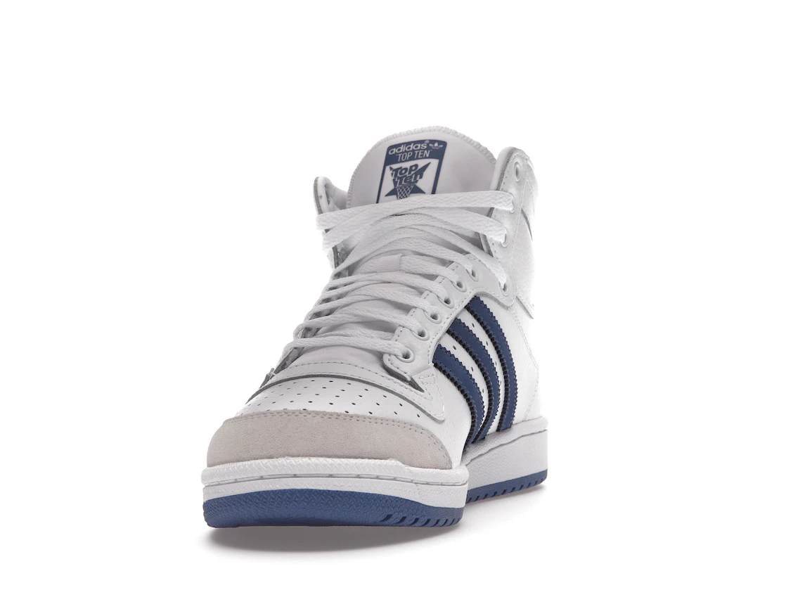 adidas Top Ten White Crew Blue