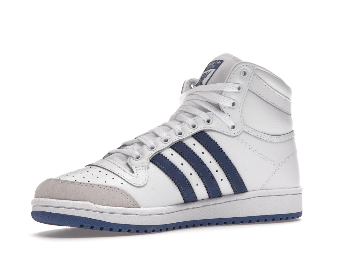 adidas Top Ten White Crew Blue