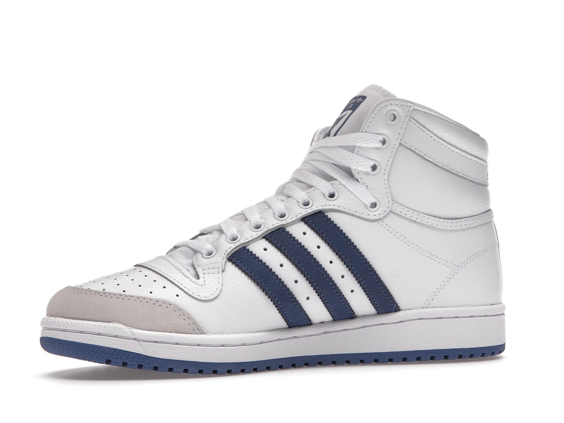 adidas Top Ten White Crew Blue