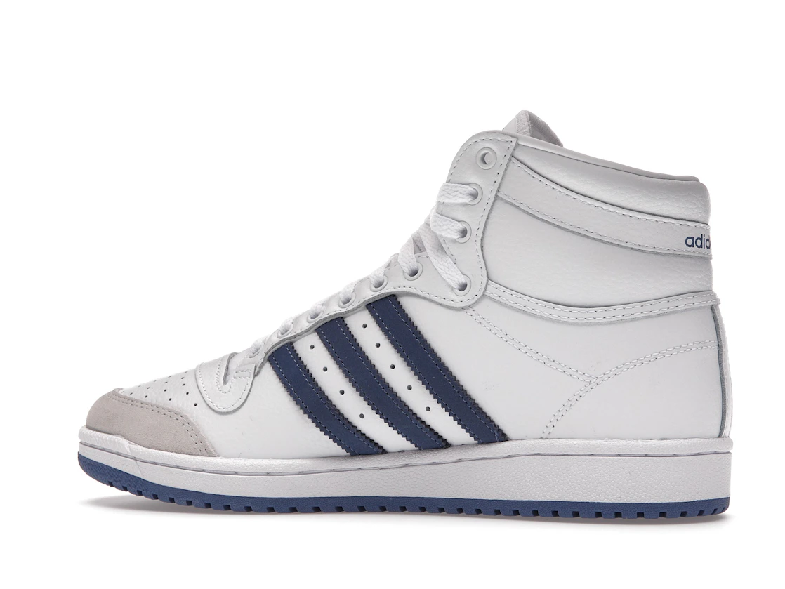 adidas Top Ten White Crew Blue