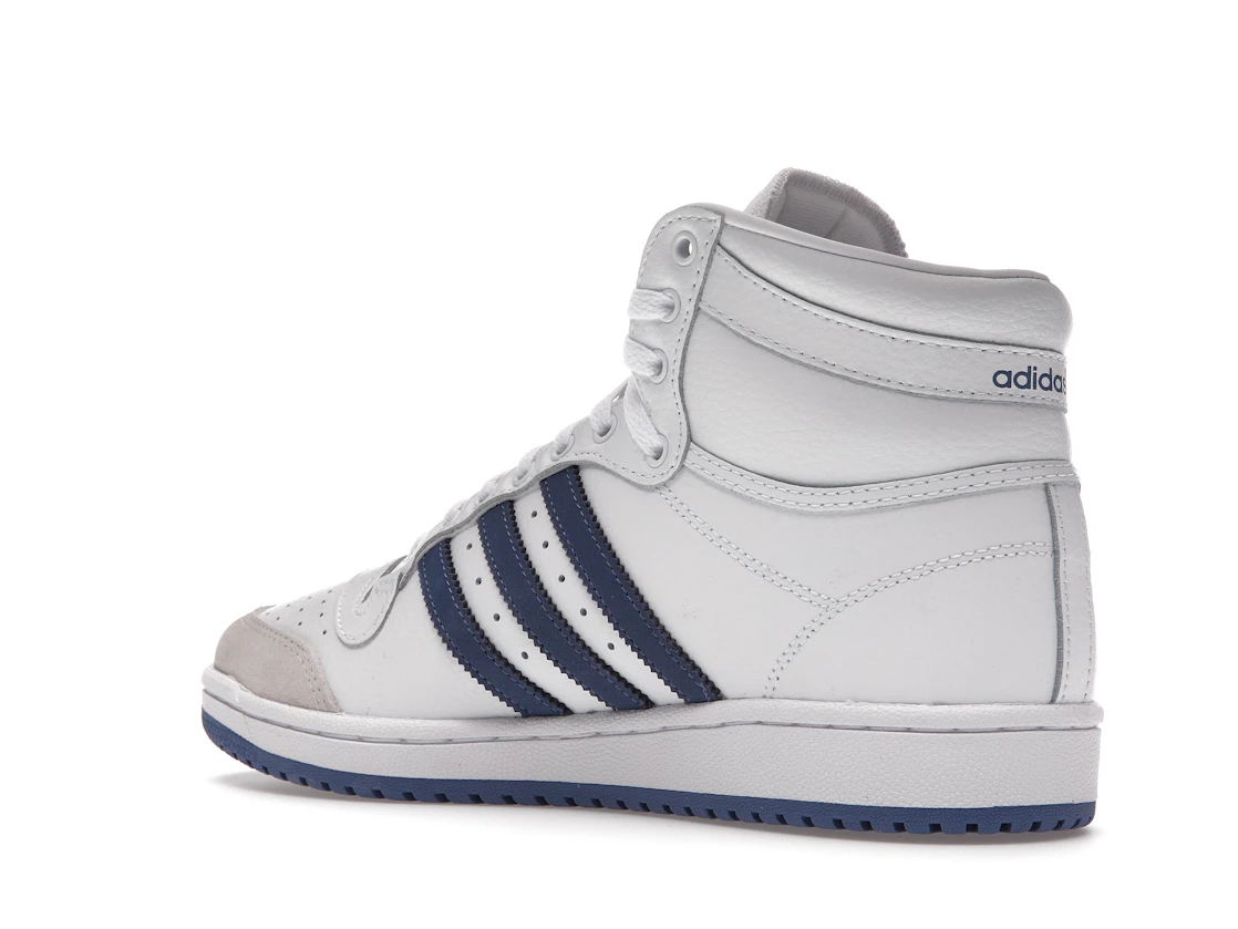 adidas Top Ten White Crew Blue