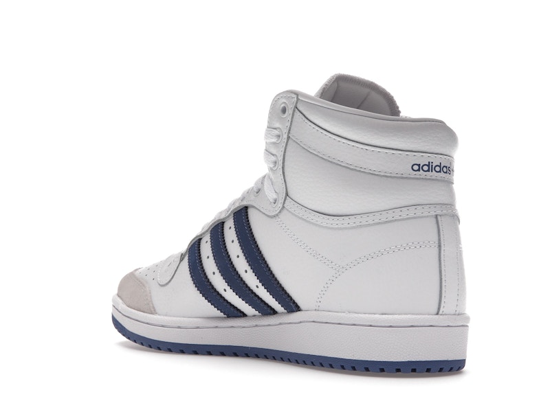 adidas Top Ten White Crew Blue
