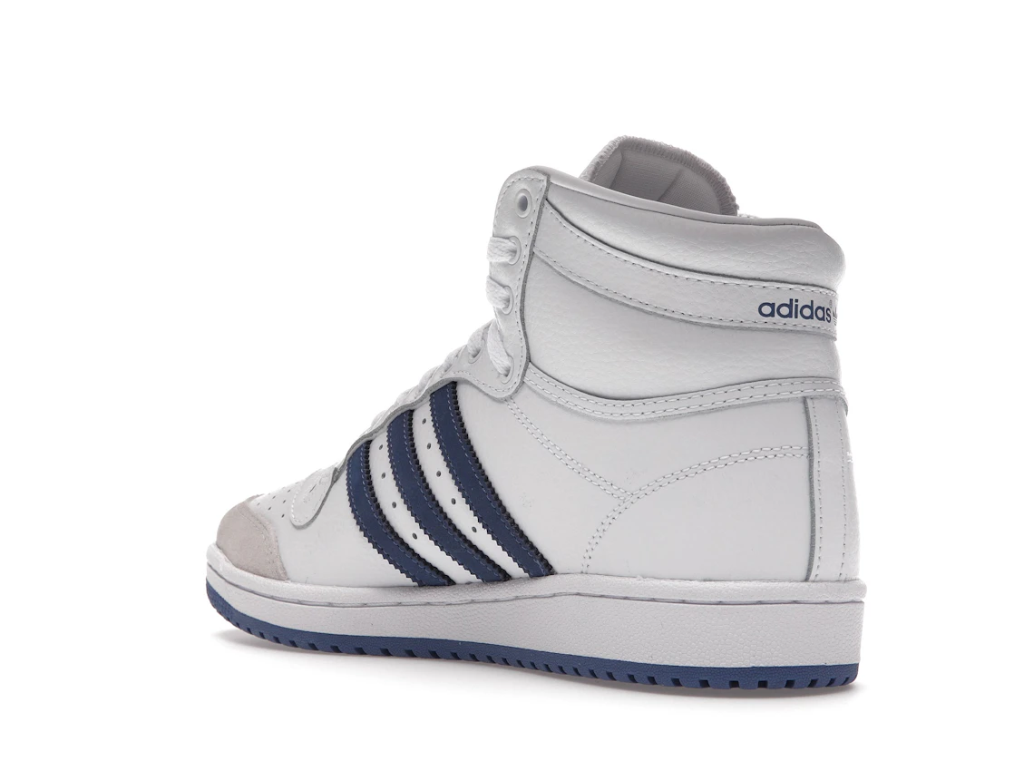 adidas Top Ten White Crew Blue