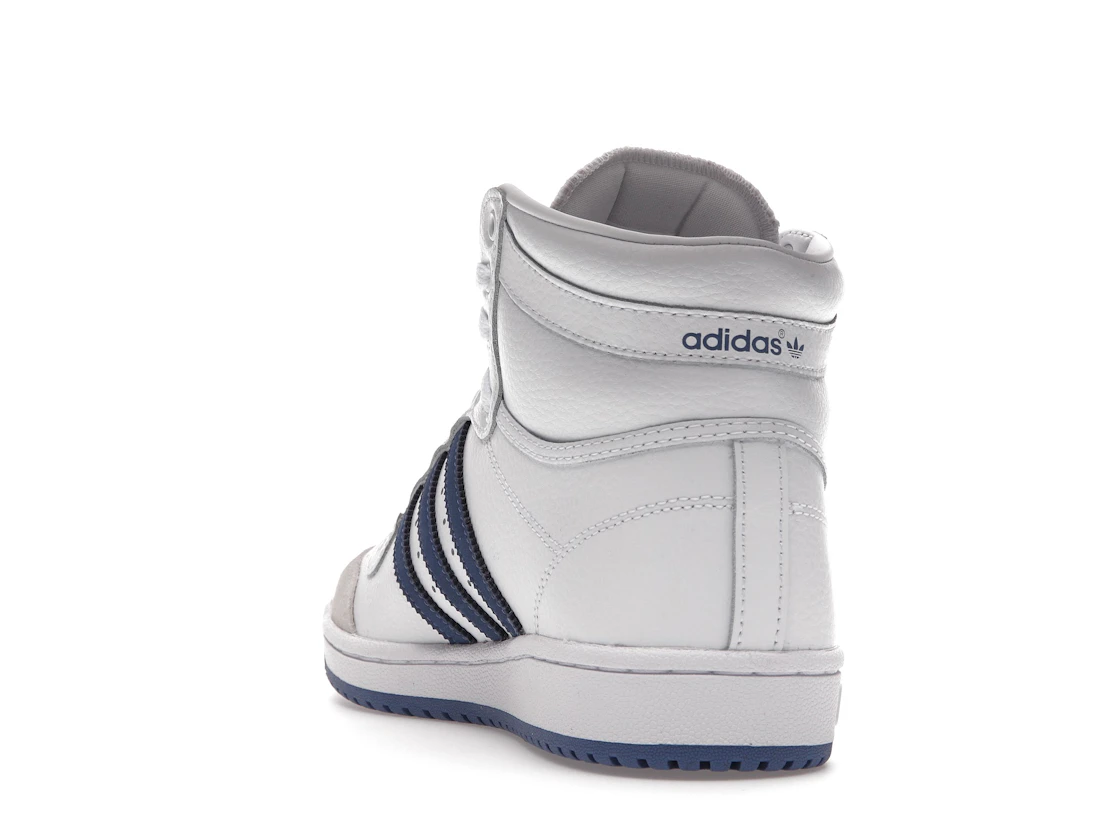 adidas Top Ten White Crew Blue
