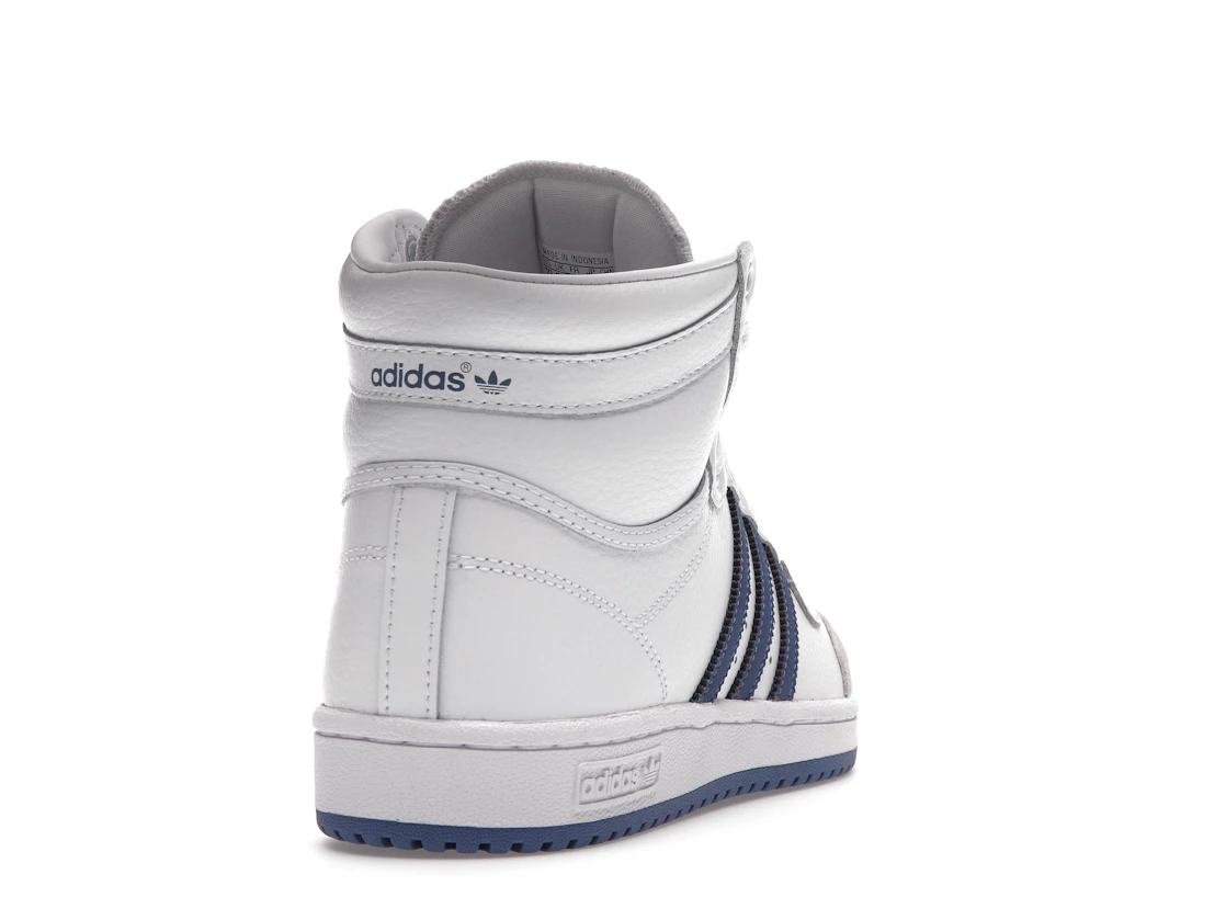 adidas Top Ten White Crew Blue