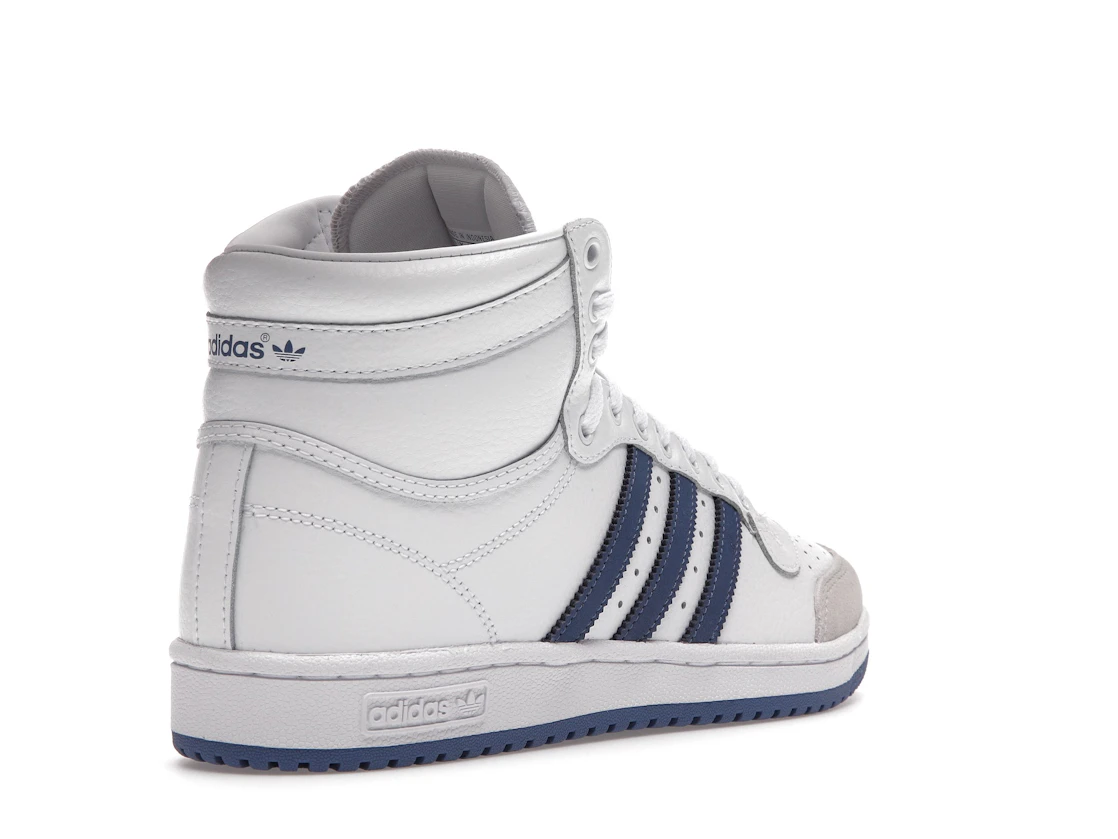 adidas Top Ten White Crew Blue